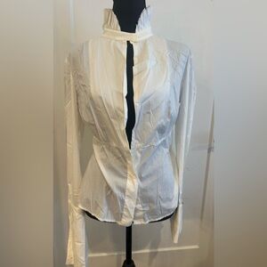 Patrizia Pepe Classic White Blouse